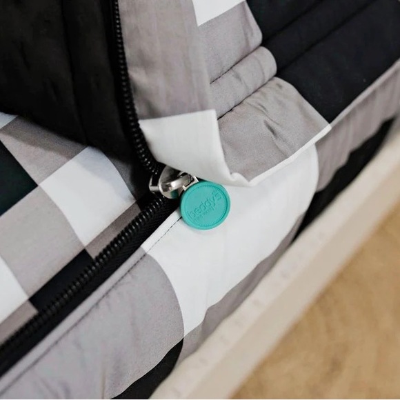 Beddys checked out twin zipper bedding- minky - Picture 3 of 7